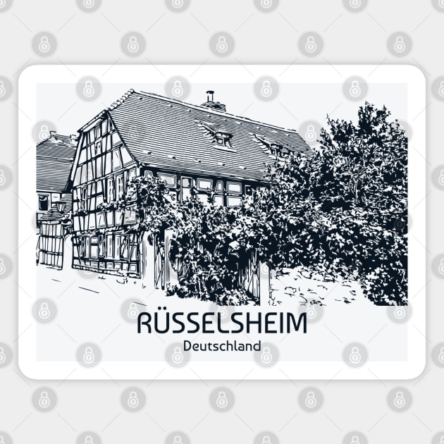 Ruesselsheim - Deutschland Magnet by Lakeric